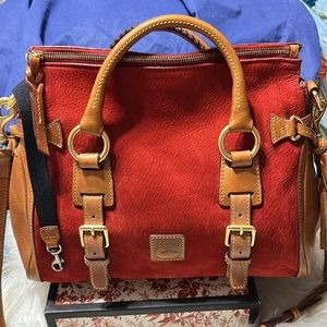 Dooney and Bourke Dashing Suede Florentine Satchel